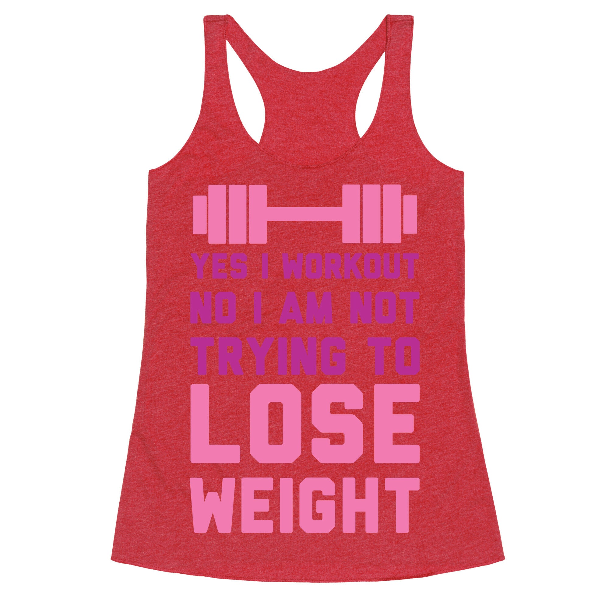 Yes I Workout Racerback Tank